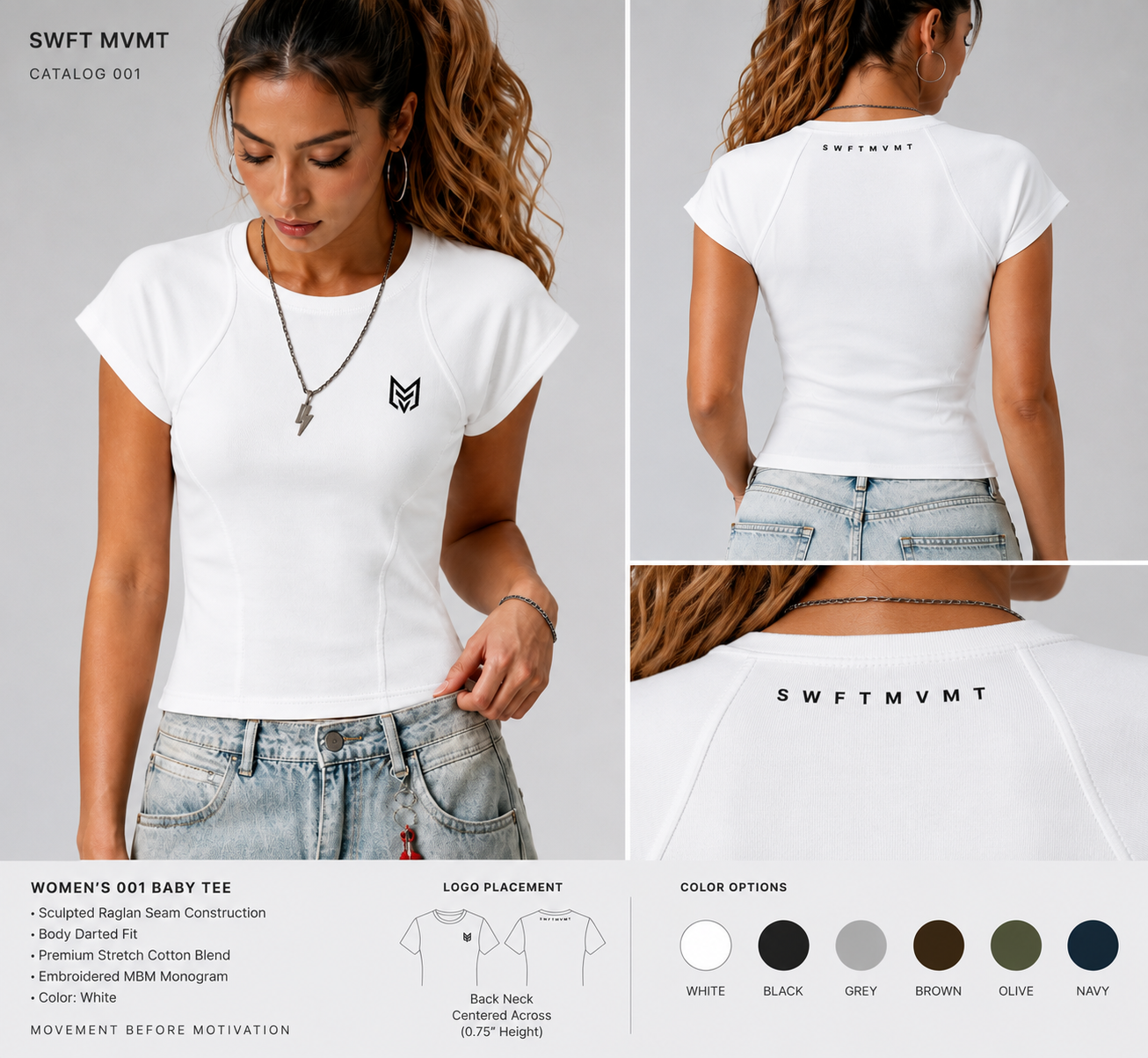 Women's 001 Baby Tee